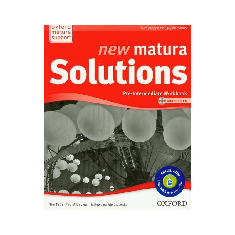 NEW MATURA SOLUTIONS. PREINTERMEDIATE. ĆWICZENIA. JĘZYK ANGIELSKI
