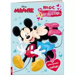 DISNEY MINNIE. MOC SERDUSZEK. KOLOROWANKA I NAKLEJKI