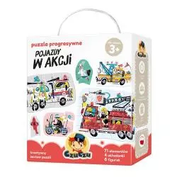 POJAZDY W AKCJI PUZZLE PROGRESYWNE CZUCZU 3+
