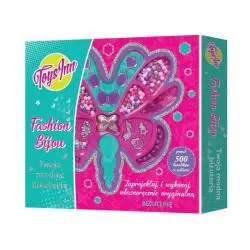 KREATYWNY ZESTAW KORALIKÓW RÓŻOWY MOTYL 4+