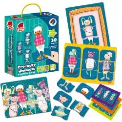 PRZYJAZNE ZWIERZĘTA GRA MAGNETYCZNA 3+