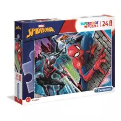 SPIDERMAN PUZZLE MAXI 24 ELEMENTY CLEMENTONI DUŻE ELEMENTY DLA NAJMŁODSZYCH 3+