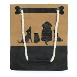 LEKKA I WYTRZTYMAŁA EKOTORBA Z UCHEM PIESKI