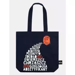 LEARN POLISH! IT'S EASY! TORBA BAWEŁNIANA GRANATOWA