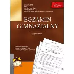 JĘZYK NIEMIECKI. EGZAMIN GIMNAZJALNY