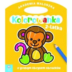 MAŁPKA. AKADEMIA MALUSZKA. KOLOROWANKA 2-LATKA