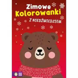 ZIMOWE KOLOROWANKI Z NIEDŹWIEDZIEM