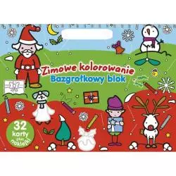 ZIMOWE KOLOROWANIE. BAZGROŁKOWY BLOK 
