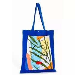 DUŻA TORBA MATERIAŁOWA NA RAMIĘ