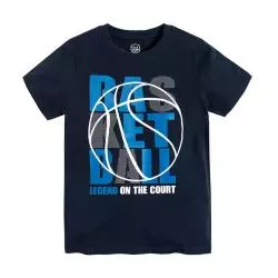 BAWEŁNIANY T-SHIRT CHŁOPIĘCY BASKETBALL 140 CM COOL CLUB