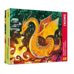 KSIĄŻKA I PUZZLE SMOKI 100 ELEMENTÓW