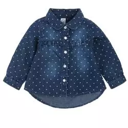 JEANSOWA KOSZULA DZIEWCZĘCA Z DŁUGIM RĘKAWEM 104 CM COOL CLUB