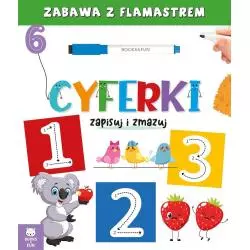 CYFERKI. ZAPISUJ I ZMAZUJ. ZABAWA Z FLAMASTREM