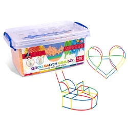 KLOCKI SŁOMKI 400 ELEMENTÓW ASKATO 3+