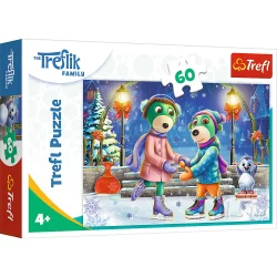 ZIMA U TREFLIKÓW PUZZLE 60 ELEMENTÓW TREFL 4+