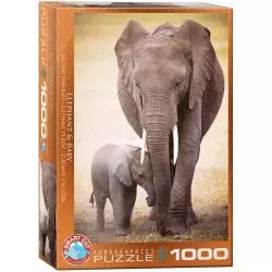 ELEPHANT & BABY PUZZLE 1000 ELEMENTÓW 10+