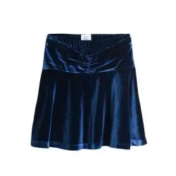 ROZKLOSZOWANA SPÓDNICZKA WELUROWA GRANATOWA 128 CM COOL CLUB