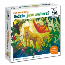 GDZIE JEST ZWIERZ? GRA PLANSZOWA 6+