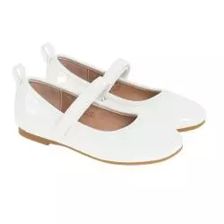 BALERINY DZIECIĘCE BIAŁE LAKIEROWANE ROZMIAR 28 COOL CLUB
