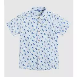 ROZPINANA KOSZULA CHŁOPIĘCA Z KRÓTKIM RĘKAWEM 134 CM COOL CLUB