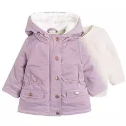 KURTKA DZIEWCZĘCA ZIMOWA 3W1 FIOLETOWA ROZMIAR 74 COOL CLUB