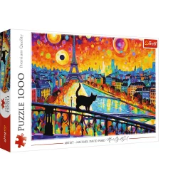 KOT W PARYŻU PUZZLE 1000 ELEMENTÓW TREFL 10+