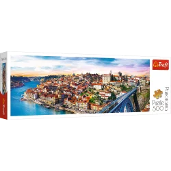 PORTO PORTUGALIA PUZZLE PANORAMICZNE 500 ELEMENTÓW 9+