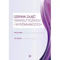 DZIENNIK ZAJĘĆ TERAPEUTYCZNYCH I WYRÓWNAWCZYCH