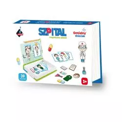 PUZZLE MAGNETYCZNE SZPITAL 39 ELEMENTÓW 3+