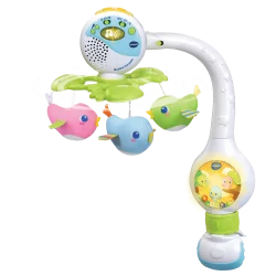 MOBILNA KARUZELA DO ŁÓŻECZKA 3W1 VTECH 0M+