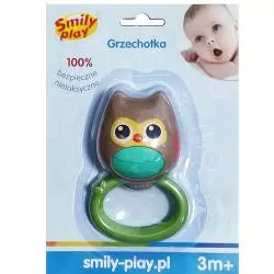 GRZECHOTKA SOWA SMILY PLAY 3M+