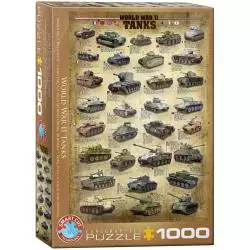 WORLD WAR II TANKS PUZZLE 1000 ELEMENTÓW 10+