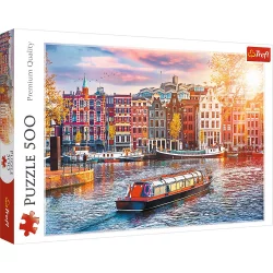 AMSTERDAM HOLANDIA PUZZLE 500 ELEMENTÓW TREFL 10+