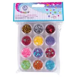 ZESTAW MINI OZDÓB ASTRA BAŚNIOWE RÓŻNOŚCI 12 SZTUK