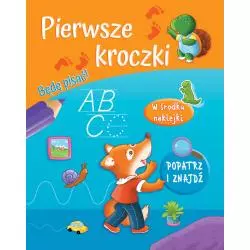 BĘDĘ PISAĆ! PIERWSZE KROCZKI. KSIĄŻECZKA Z NAKLEJKAMI
