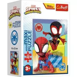 NIESAMOWITY SPIDER MAN MINI PUZZLE MAXI 20 ELEMENTÓW TREFL 3+