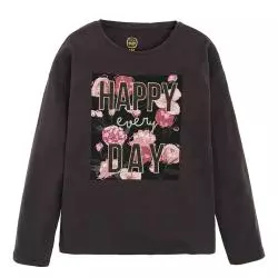 BLUZKA DZIEWCZĘCA Z DŁUGIM RĘKAWEM HAPPY EVERY DAY 152 CM COOL CLUB