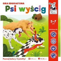 PSI WYŚCIG GRA EDUKACYJNA KAPITAN NAUKA 3+