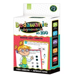DODAWANIE I ODEJMOWANIE DO 100 MAGICZNE KARTY TERMICZNE KLASA 1-3