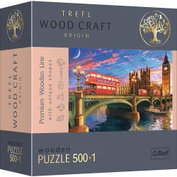 PAŁAC WESTMINSTERSKI BIG BEN LONDYN PUZZLE DREWNIANE 501 ELEMENTÓW TREFL 9+