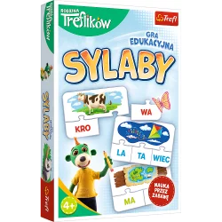SYLABY RODZINA TREFLIKÓW GRA EDUKACYJNA TREFL 4+