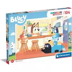 BLUEY PUZZLE 104 ELEMENTY CLEMENTONI 6+