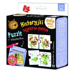 HISTORYJKI NAJPIERW-POTEM. PUZZLE + KSIĄŻECZKA 3+