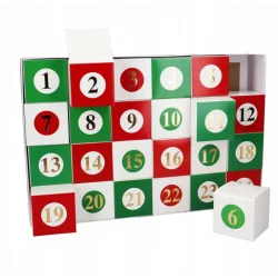 KALENDARZ ADWENTOWY PUDEŁKA DO WYPEŁNIENIA