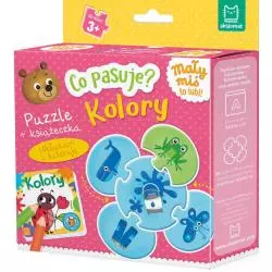 KOLORY. CO PASUJE? PUZZLE + KSIĄŻECZKA 3+