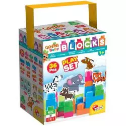 SZCZĘŚLIWE ZWIERZĘTA KLOCKI KONSTRUKCYJNE CAROTINA BABY 12M+