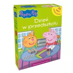 ŚWINKA PEPPA. DZIEŃ W PRZEDSZKOLU. 26 KART EDUKACYJNYCH