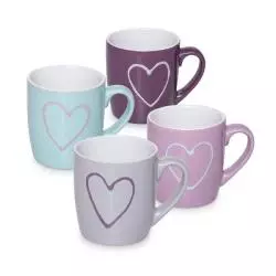 KUBEK CERAMICZNY W SERCE 350ML