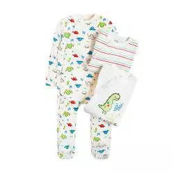 PAJAC CHŁOPIĘCY PASKI DINOZAURY 3 SZTUKI ROZMIAR 80 COOL CLUB