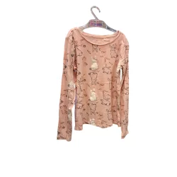 BLUZKA Z DŁUGIM RĘKAWEM DZIEWCZĘCA ROZMIAR 140 COOL CLUB UŻYWANA